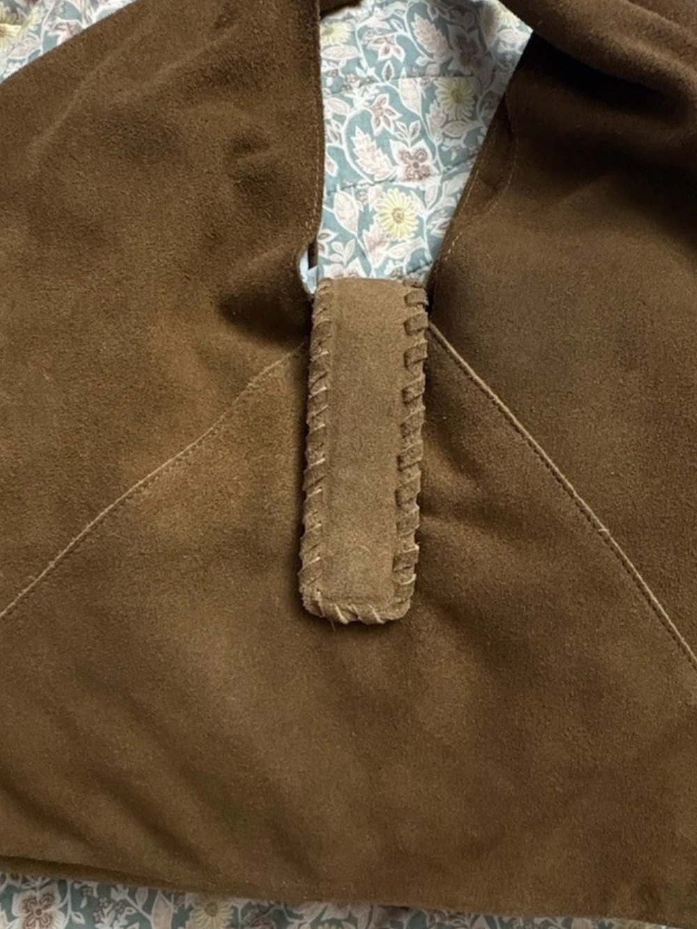 Haute Hippie Brown Suede Shoulder Bag - Picture 7 of 9